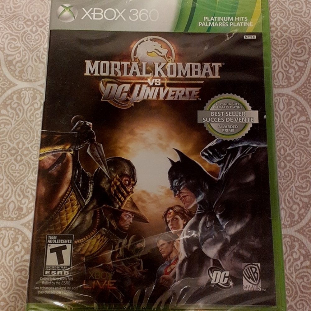 Factory sealed Mortal Kombat vs DC Universe X Box 360